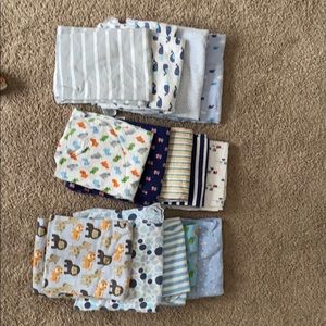 Baby Boy Receiving Blankets